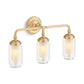 KOHLER K-32806-SC03-2GL Artifacts Three-Light Sconce In Brushed Moderne Brass