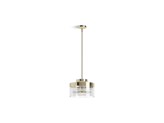 KOHLER K-27265-PE02-AFL Purist 12-1/2" Pendant In French Gold