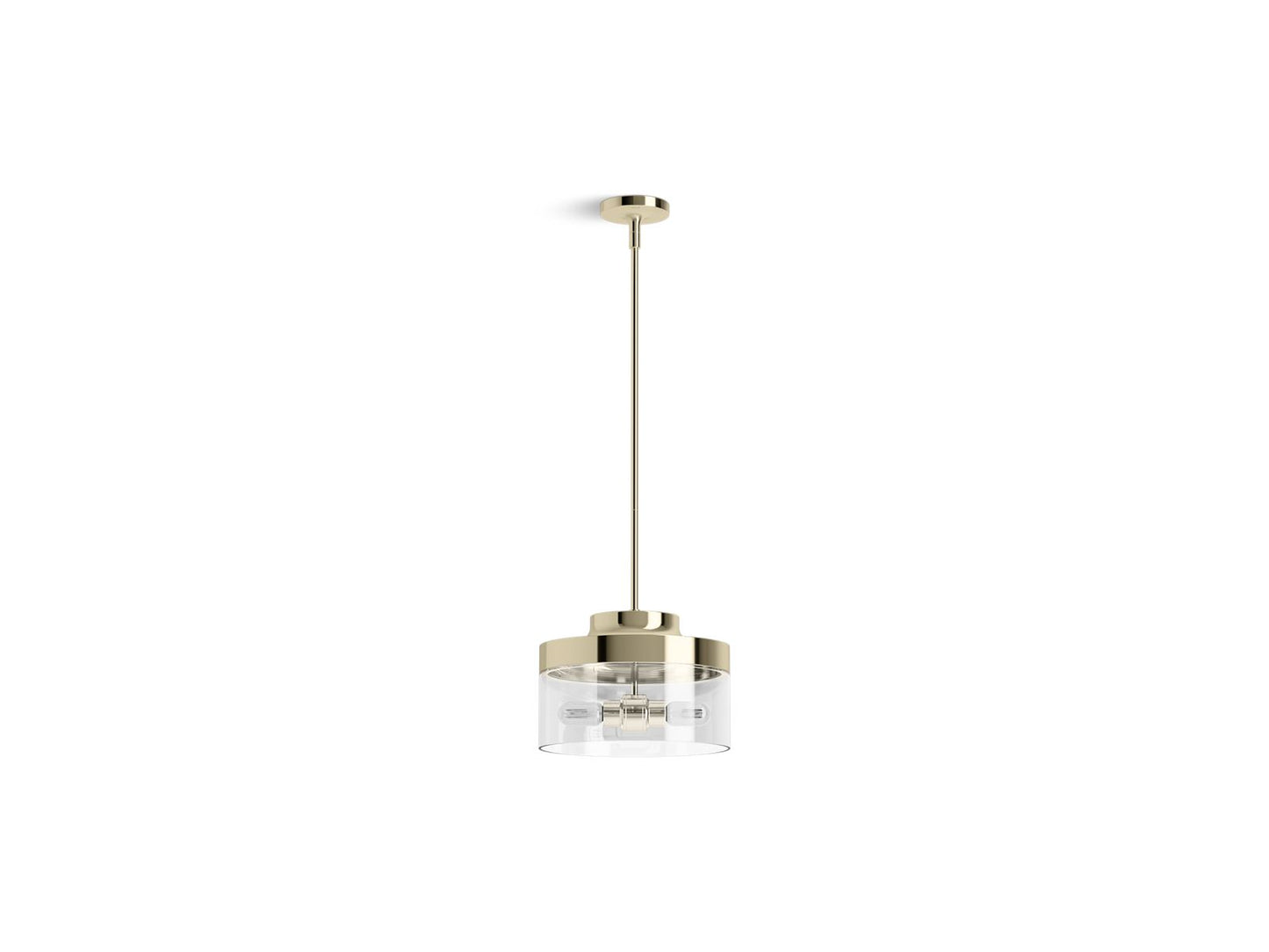 KOHLER K-27265-PE02-AFL Purist 12-1/2" pendant - French Gold