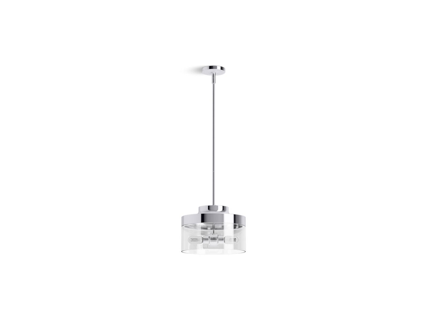 KOHLER K-27265-PE02-CPL Purist 12-1/2" pendant - Polished Chrome