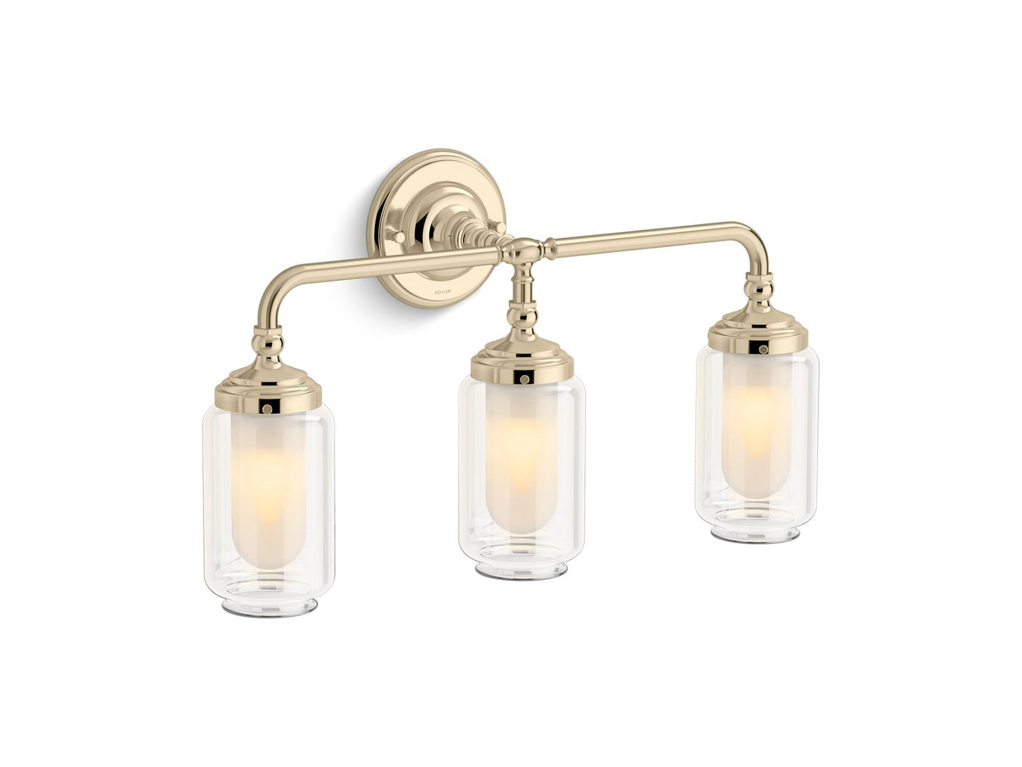 KOHLER K-32806-SC03-AFL Artifacts Three-Light Sconce In French Gold