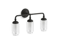 KOHLER K-32806-SC03-BLL Artifacts Three-Light Sconce - Matte Black