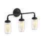 KOHLER K-32806-SC03-BLL Artifacts Three-Light Sconce In Matte Black