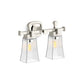 KOHLER K-31756-SC02-SNL Riff Two-Light Sconce In Polished Nickel