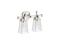 KOHLER K-31756-SC02-SNL Riff Two-Light Sconce - Polished Nickel