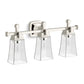 KOHLER K-31757-SC03-SNL Riff Three-Light Sconce In Polished Nickel