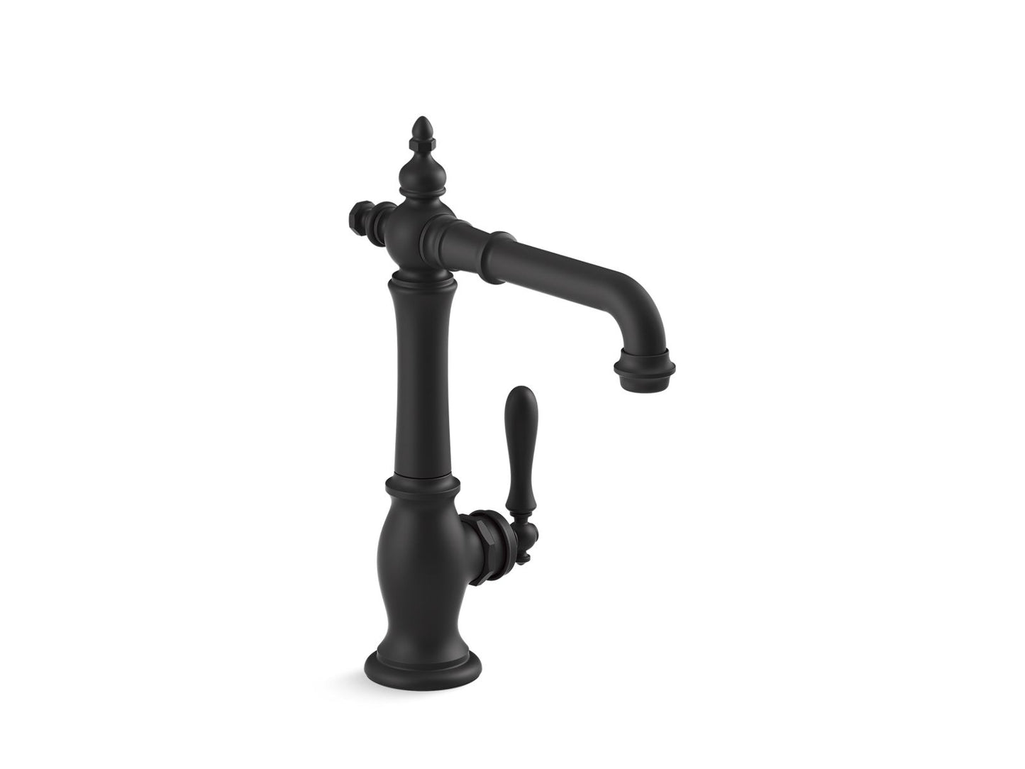 KOHLER K-99267-BL Artifacts Single-Handle Bar Sink Faucet In Matte Black