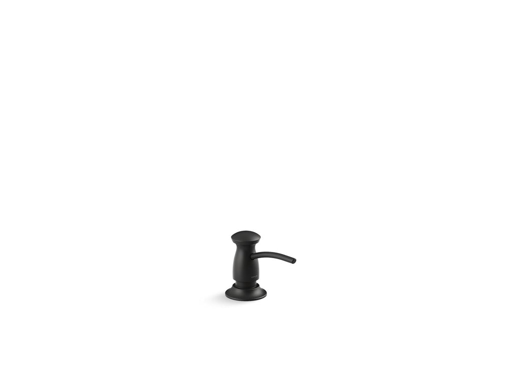 KOHLER K-1893-C-BL Transitional Design Soap/Lotion Dispenser - Matte Black