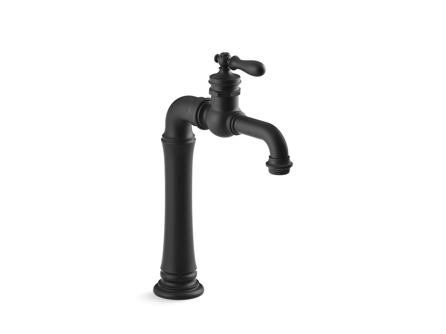 KOHLER K-99268-BL Artifacts Gentleman'S Single-Handle Bar Sink Faucet In Matte Black