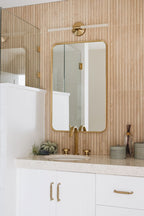 KOHLER K-26052-BNL Essential 22" X 34" Rectangular Framed Mirror - Brushed Nickel