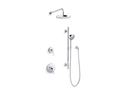KOHLER K-26914-G-CP Awaken Showering kit, 1.75 gpm - Polished Chrome