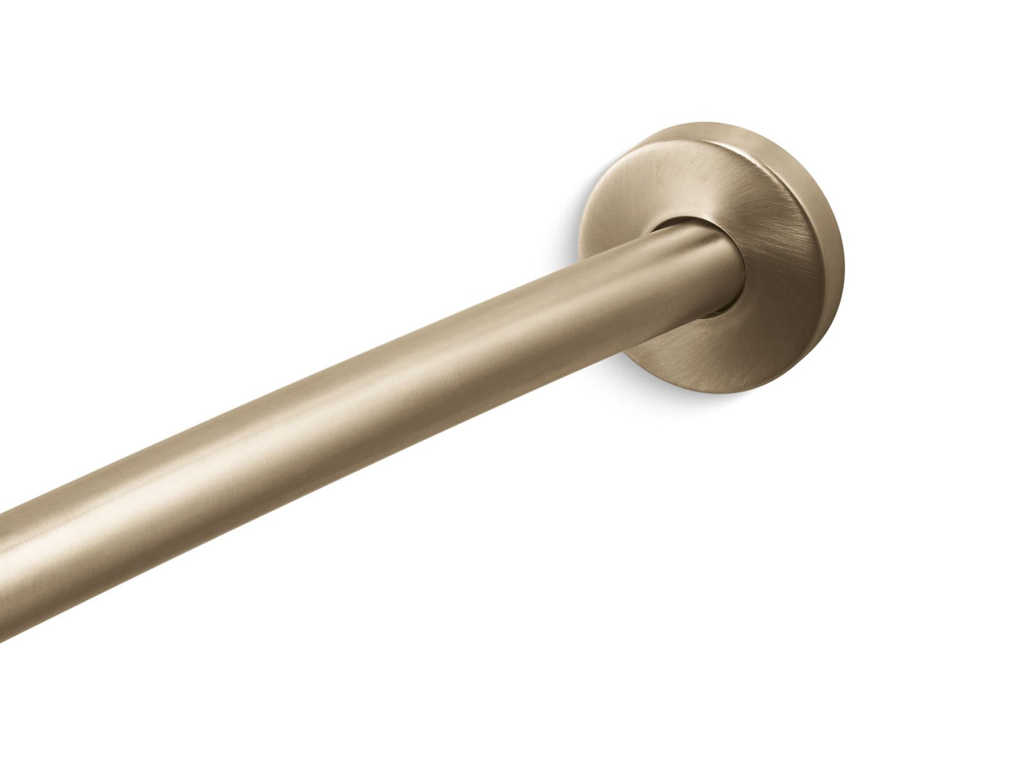 KOHLER K-9351-BV Expanse Contemporary Design Curved Shower Rod In Vibrant Brushed Bronze