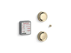 KOHLER K-5549-K1-AF Invigoration Series Tandem Digital Steam Adapter Kit - Vibrant French Gold
