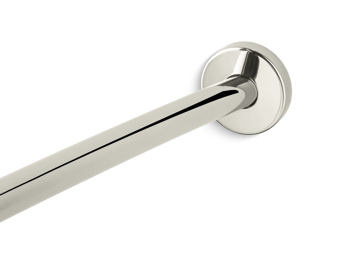 KOHLER K-9351-SN Expanse Contemporary Design Curved Shower Rod In Vibrant Polished Nickel