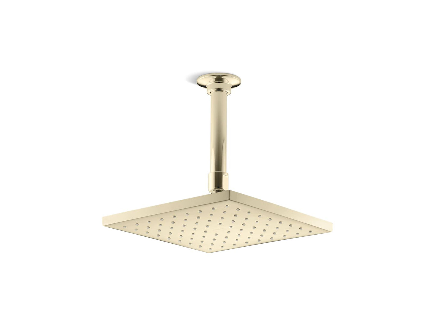 KOHLER K-13695-G-AF Contemporary 8" Square Single-Function Rainhead, 1.75 Gpm In Vibrant French Gold