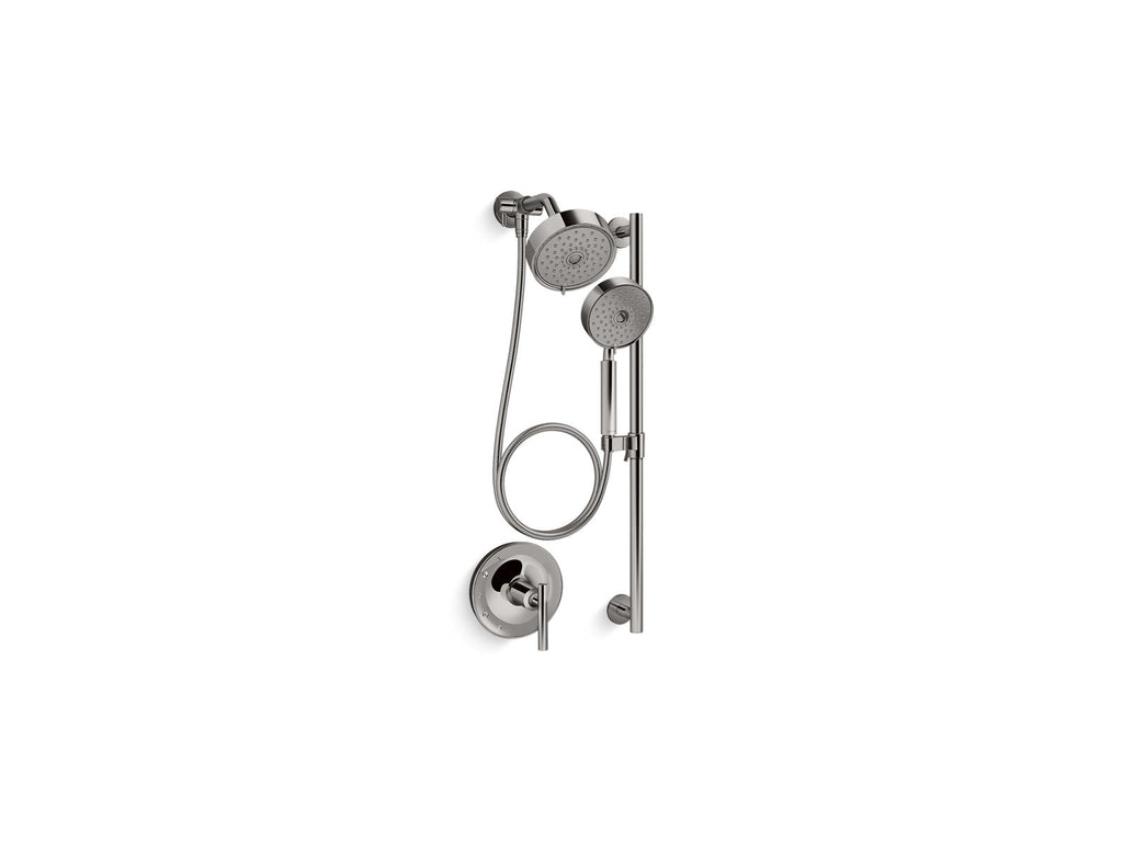 KOHLER K-22181-G-TT Purist Showering Kit, 1.75 Gpm - Vibrant Titanium