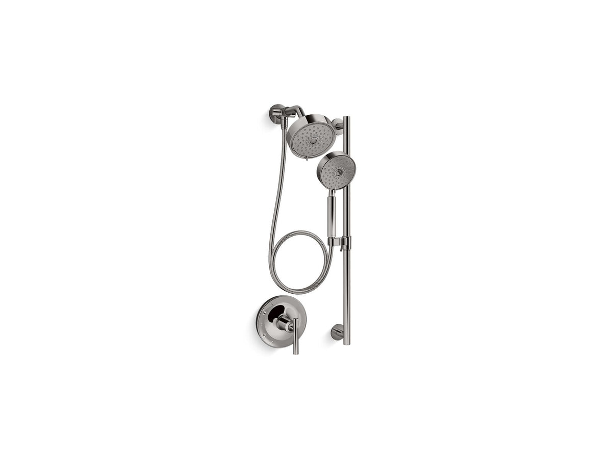 KOHLER K-22181-G-TT Purist Showering Kit, 1.75 Gpm - Vibrant Titanium