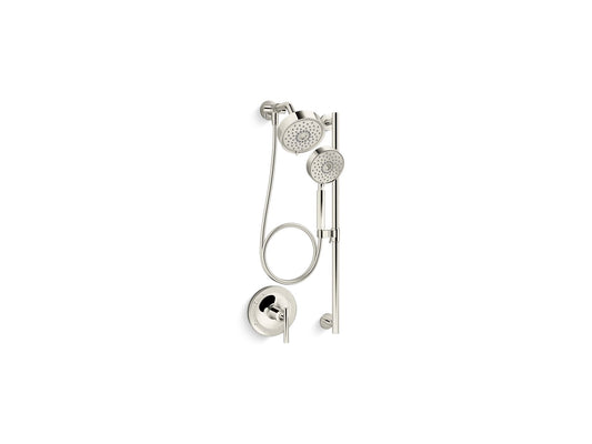 KOHLER K-22181-G-SN Purist Showering Kit, 1.75 gpm - Vibrant Polished Nickel