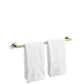 KOHLER K-73142-AF Composed 24" Towel Bar In Vibrant French Gold