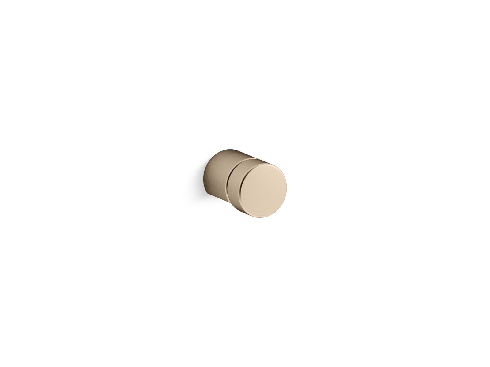 KOHLER K-73155-BV Composed Cabinet Knob - Vibrant Brushed Bronze