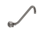 KOHLER K-76337-TT Gooseneck Rainhead Arm With 2-Way Diverter - Vibrant Titanium