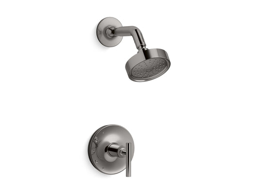 KOHLER K-TS14422-4G-TT Purist Rite-Temp Shower Trim Kit With Lever Handle, 1.75 Gpm In Vibrant Titanium