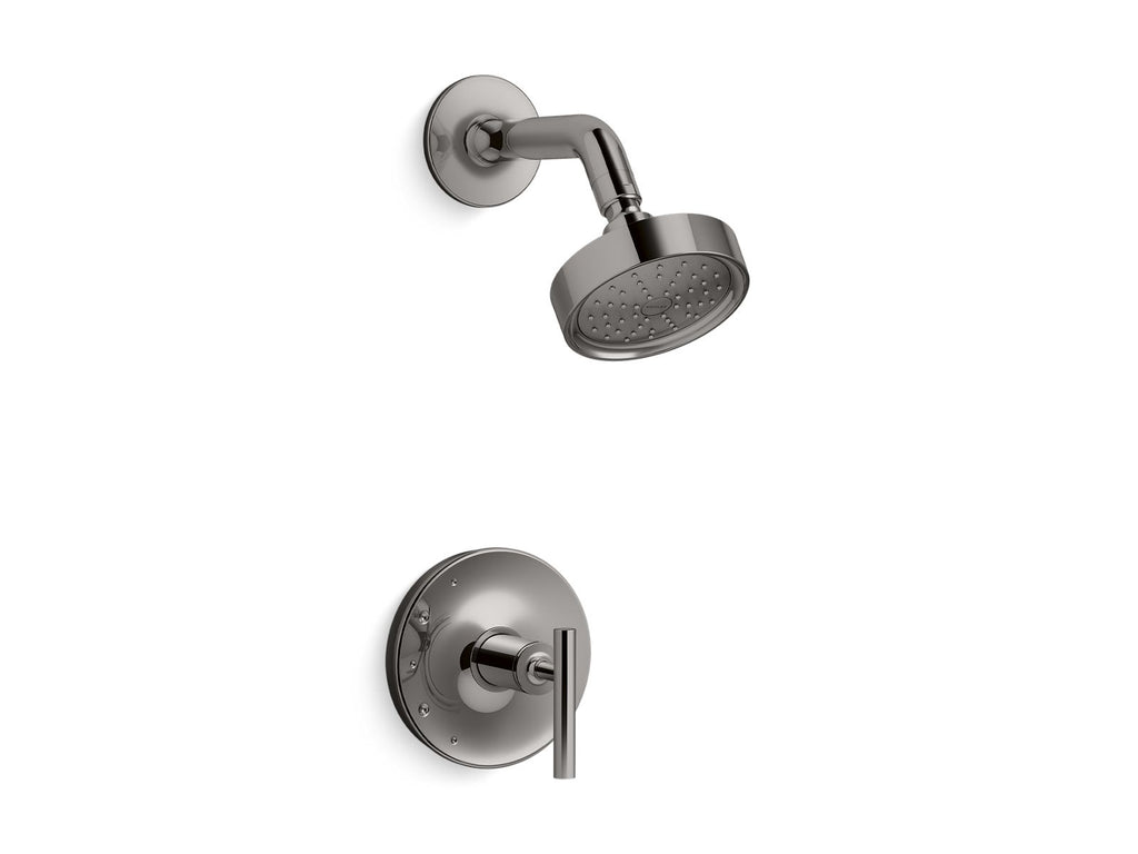 KOHLER K-TS14422-4G-TT Purist Rite-Temp Shower Trim Kit With Lever Handle, 1.75 Gpm - Vibrant Titanium