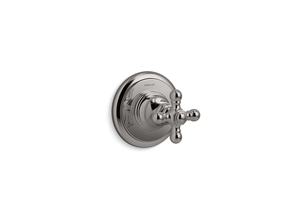KOHLER K-T72770-3-TT Artifacts Mastershower Transfer Valve Trim With Cross Handle - Vibrant Titanium