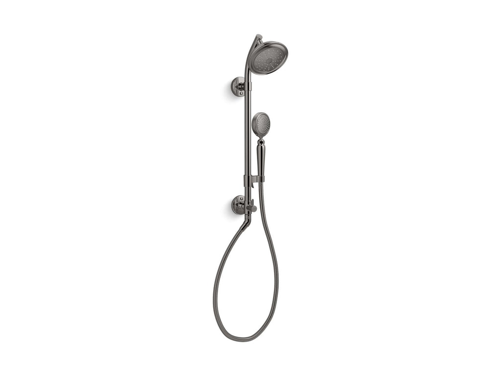 KOHLER K-76472-G-TT Artifacts Hydrorail-S Shower Column Kit, 1.75 Gpm - Vibrant Titanium