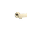 KOHLER K-98354-AF Exhale Wall-Mount Handshower Holder With Supply Elbow And Check Valve - Vibrant French Gold