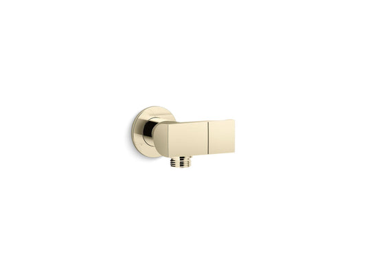 KOHLER K-98354-AF Exhale Wall-mount handshower holder with supply elbow and check valve - Vibrant French Gold