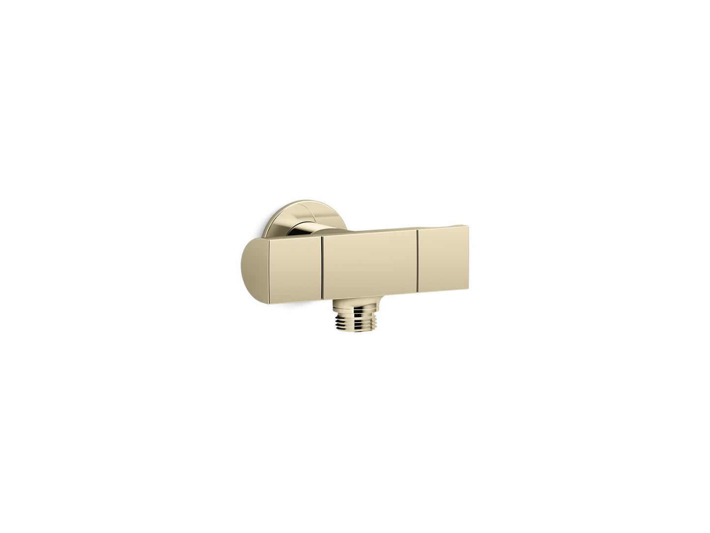 KOHLER K-98355-AF Exhale Wall-Mount Handshower Holder With Supply Elbow And Volume Control In Vibrant French Gold