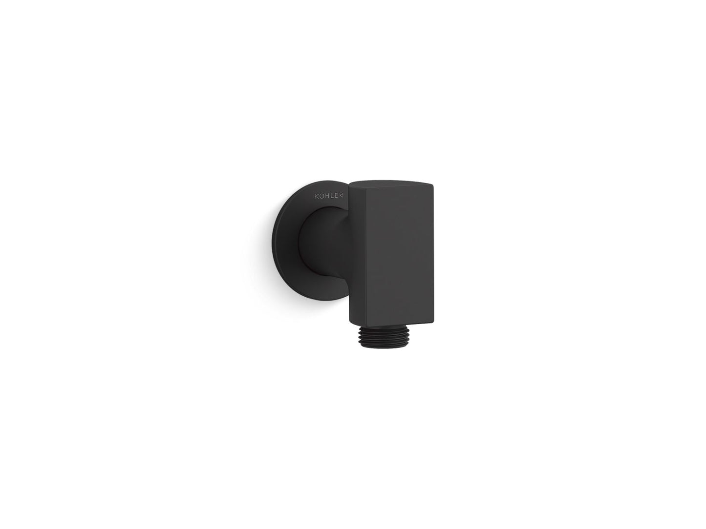 KOHLER K-98352-BL Exhale Wall-Mount Supply Elbow In Matte Black