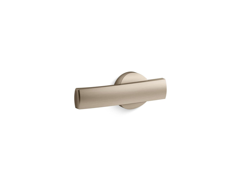 KOHLER K-30919-L-BV Santa Rosa Left-Hand Trip Lever - Vibrant Brushed Bronze
