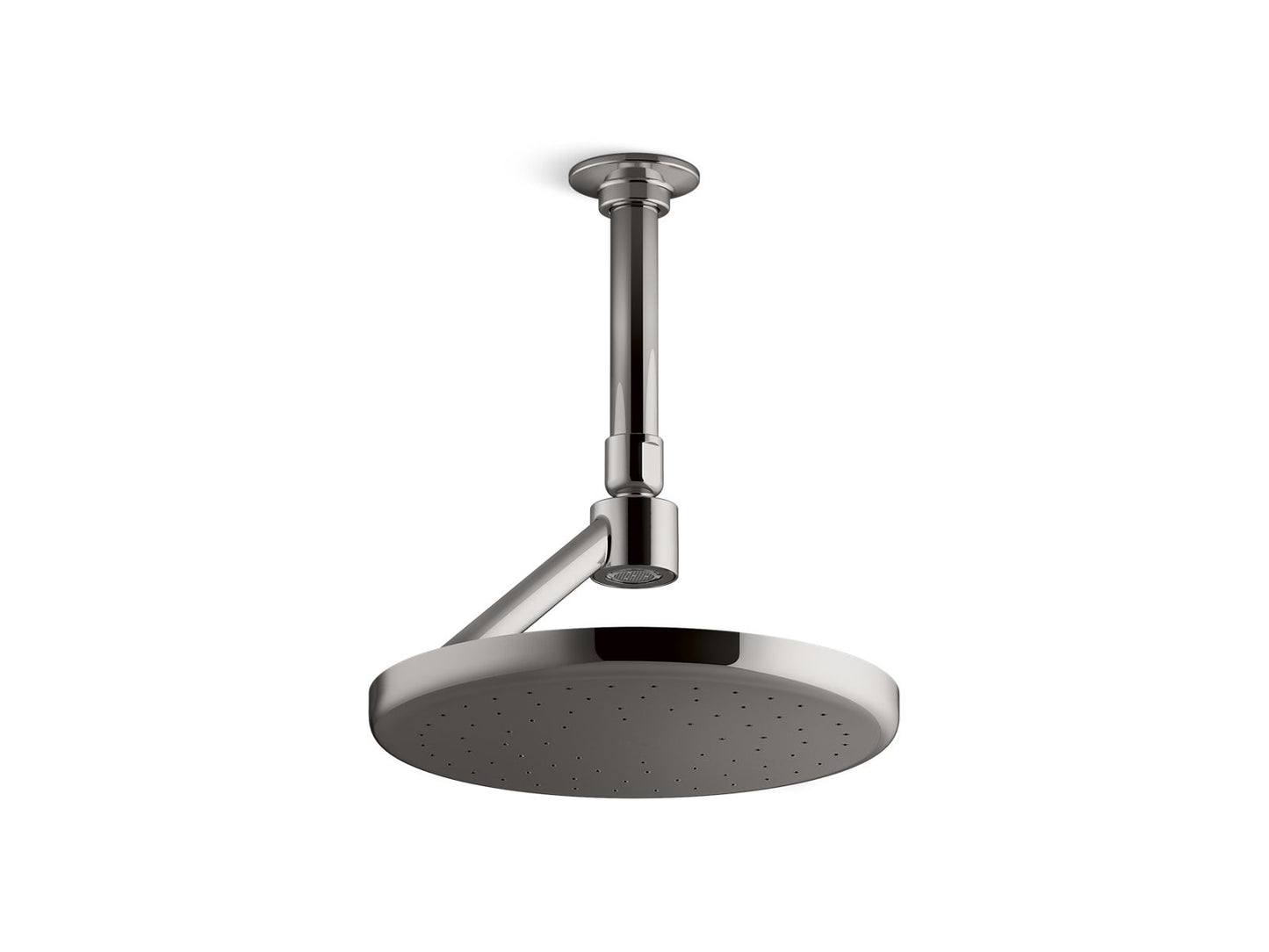 KOHLER K-26301-TT Statement Open Rain Iconic Single-Function Rainhead, 2.5 Gpm In Vibrant Titanium