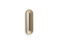 KOHLER K-26300-G-BV Statement Oblong Vichy Single-Function Body Spray, 1.75 Gpm - Vibrant Brushed Bronze