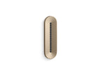 KOHLER K-26300-G-BV Statement Oblong Vichy Single-Function Body Spray, 1.75 Gpm - Vibrant Brushed Bronze