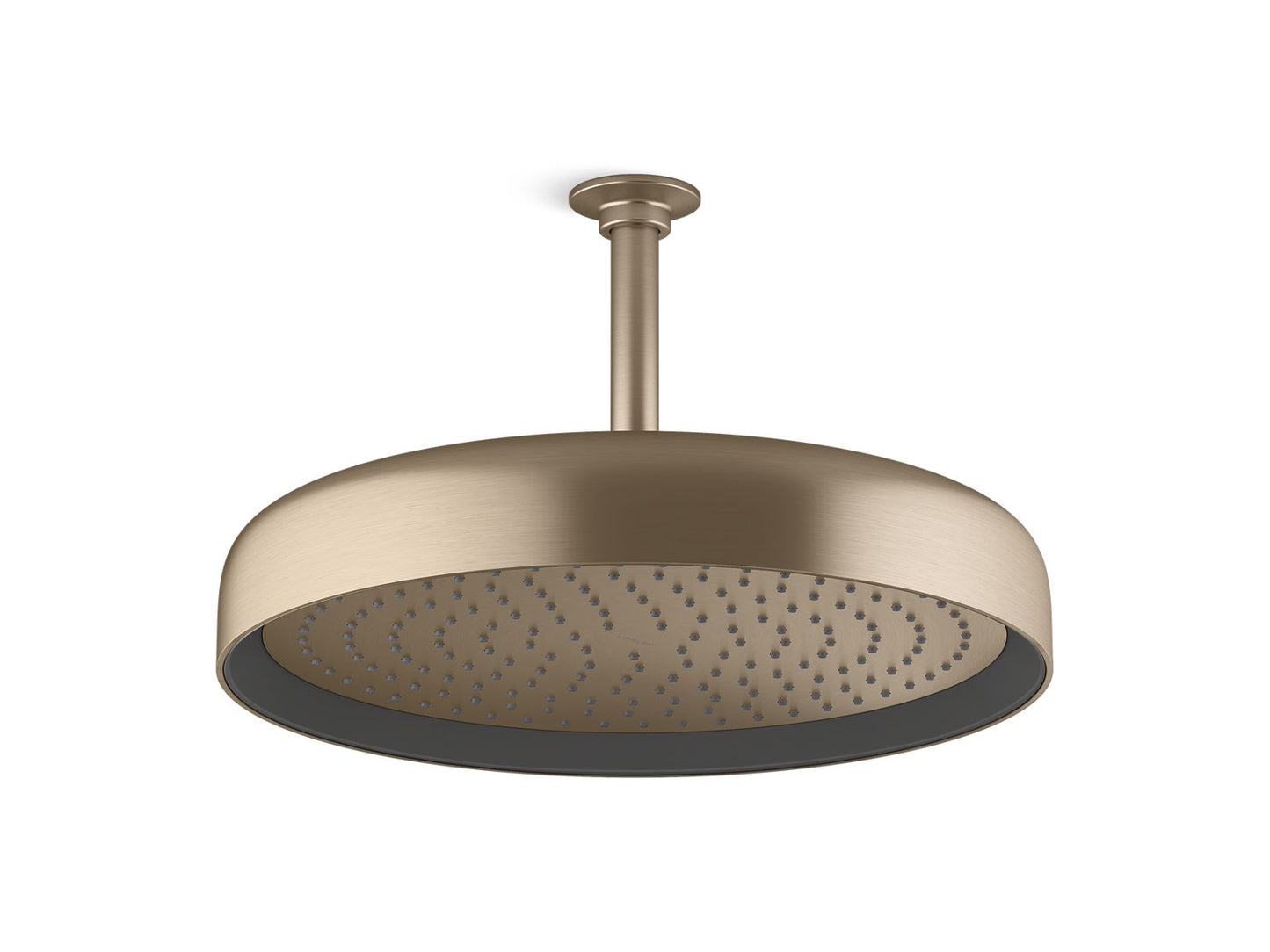 KOHLER K-26292-BV Statement Round 14" Single-Function Rainhead, 2.5 Gpm In Vibrant Brushed Bronze