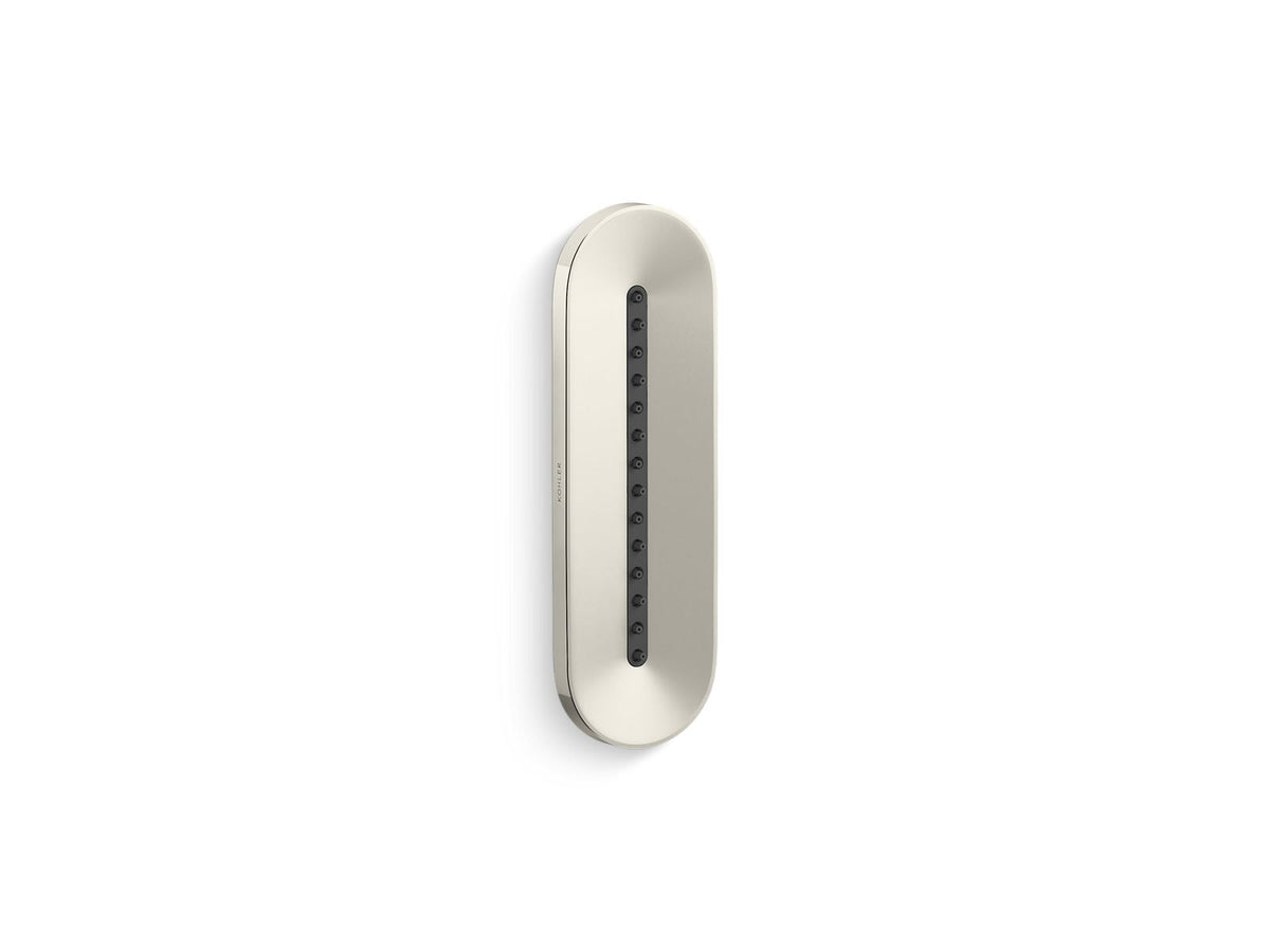 KOHLER K-26300-G-SN Statement Oblong Vichy Single-Function Body Spray, 1.75 Gpm - Vibrant Polished Nickel