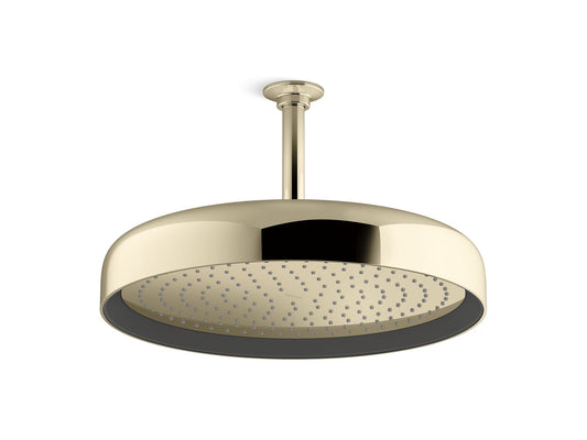 KOHLER K-26292-AF Statement Round 14" Single-Function Rainhead, 2.5 Gpm In Vibrant French Gold