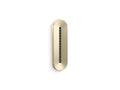 KOHLER K-26300-G-AF Statement Oblong Vichy Single-Function Body Spray, 1.75 Gpm - Vibrant French Gold