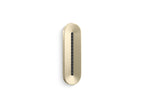 KOHLER K-26300-G-AF Statement Oblong Vichy Single-Function Body Spray, 1.75 Gpm - Vibrant French Gold