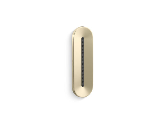 KOHLER K-26300-G-AF Statement Oblong Vichy single-function body spray, 1.75 gpm - Vibrant French Gold
