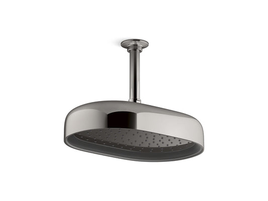 KOHLER K-26293-TT Statement Oblong 12" Single-Function Rainhead, 2.5 Gpm In Vibrant Titanium