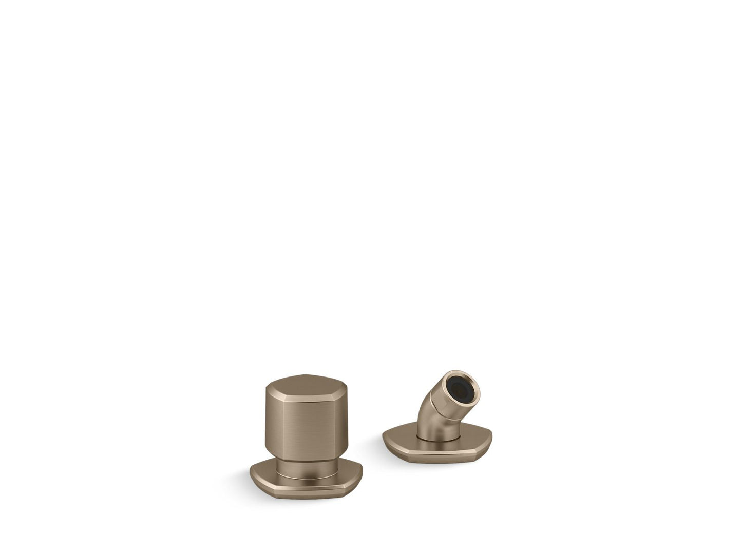 KOHLER K-27022-BV Occasion Deck-Mount Handshower Holder And Two-Way Diverter Valve In Vibrant Brushed Bronze