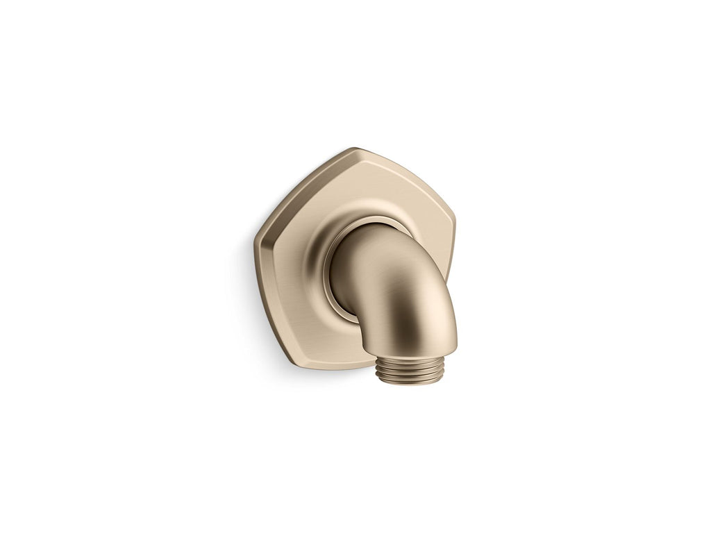 KOHLER K-27053-BV Occasion Wall-Mount Supply Elbow - Vibrant Brushed Bronze