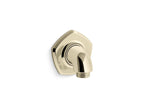 KOHLER K-27053-AF Occasion Wall-Mount Supply Elbow - Vibrant French Gold