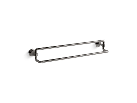 KOHLER K-27062-TT Occasion 24" Double Towel Bar In Vibrant Titanium