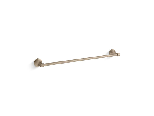 KOHLER K-27061-BV Occasion 24" Towel Bar In Vibrant Brushed Bronze