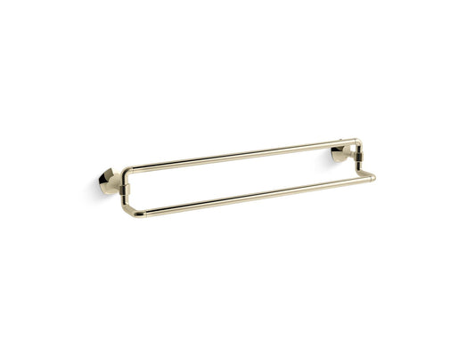 KOHLER K-27062-AF Occasion 24" Double Towel Bar In Vibrant French Gold